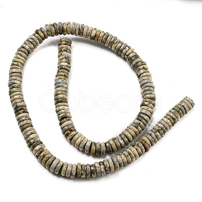 Natural Pyrite Beads Stands G-B051-D03-01-1