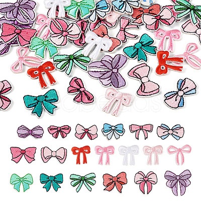 2 Bags 38Pcs Computerized Embroidery Cloth Self Adhesive Patches PATC-TA0001-37-1