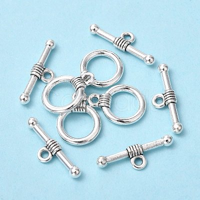 Tibetan Style Alloy Toggle Clasps LF0034Y-NF-1