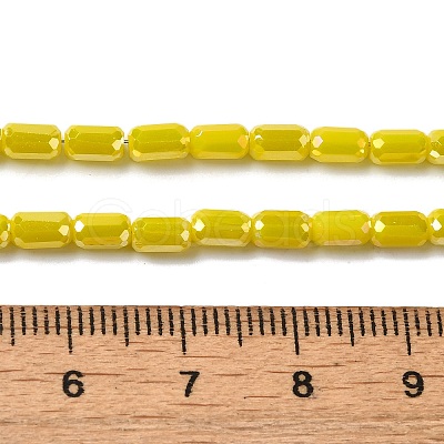 Electroplate Glass Beads Strands EGLA-D031-26-1