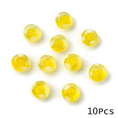 10Pcs Handmade Lampwork Beads LAMP-YW0001-96H-1