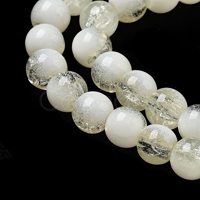 Crackle Glass Beads X1-GLAA-U001-8mm-11-1