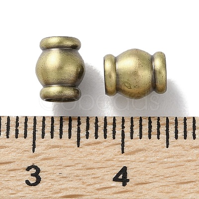 Tibetan Style Brass Beads KK-M284-09AB-1