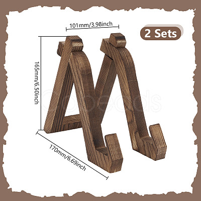 Wooden Cookbook Stand for Kitchen Counter ODIS-WH0025-198-1
