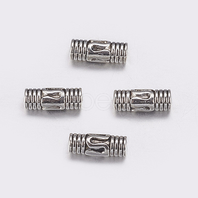 Tibetan Style Alloy Beads X-TIBEB-1009-AS-LF-1
