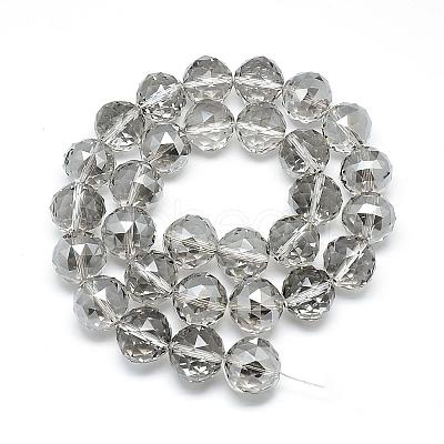 Electroplate Glass Bead Strands EGLA-S137-06-1