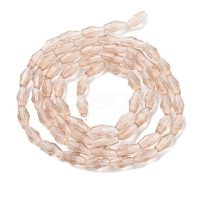 Glass Beads Strands X-GLAA-R026-8x4mm-14-1