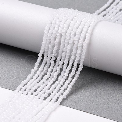 Glass Imitation Jade Beads Strands GLAA-H021-05-01-1