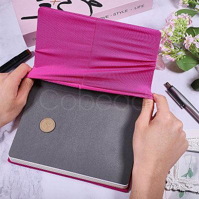 Elastic Cloth Book Cover AJEW-WH0696-009E-1