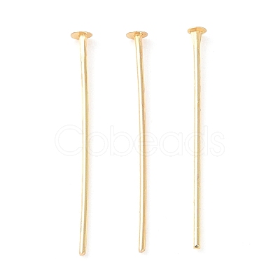 Brass Flat Head Pins KK-N254-47B-G-1