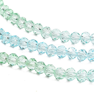 Transparent Painted Glass Beads Strands DGLA-A034-T3mm-A16-1