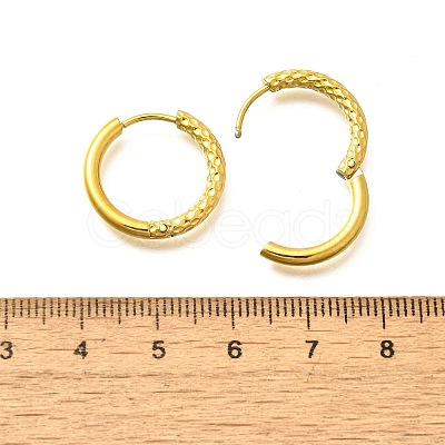 304 Stainless Steel Hoop Earrings for Women EJEW-M068-16C-G-1