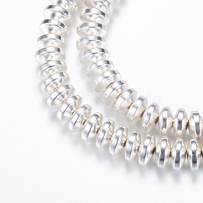 Electroplate Non-magnetic Synthetic Hematite Bead Strands G-Q465-11S-1