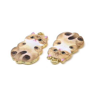 Alloy Enamel Pendants FIND-E031-02E-1