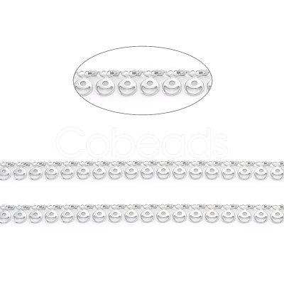 Tarnish Resistant Handmade 304 Stainless Steel Link Chains CHS-M004-08P-1