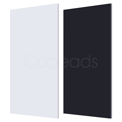 2 Sheets 2 Colors HDPE Plastic Sheets DIY-OC0014-43B-1