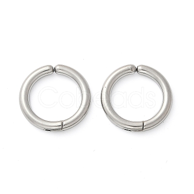 201 Stainless Steel Cuff Earring EJEW-C131-01C-P-1