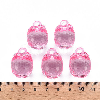 Autumn Theme Transparent Acrylic Pendants TACR-T024-04B-903-1