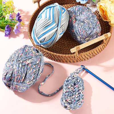 2 Skeins 2 Colors Super Soft Polyester Yarn OCOR-TA0003-69A-1