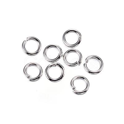 Tarnish Resistant 304 Stainless Steel Open Jump Rings STAS-D448-097P-4mm-1