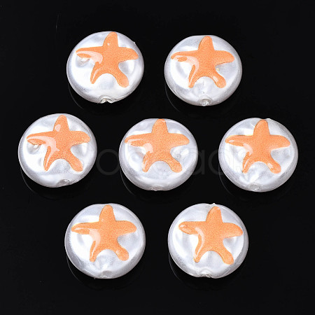 3D Printed ABS Plastic Imitation Pearl Beads KY-S168-014-1