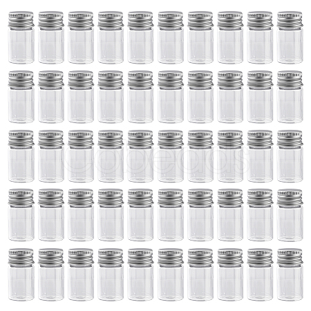 50Pcs Glass Bottles Bead Containers CON-DR0001-06B-1