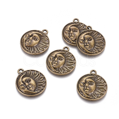 Tibetan Style Alloy Pendants LS-TIBEP-Q064-116AB-NR-1