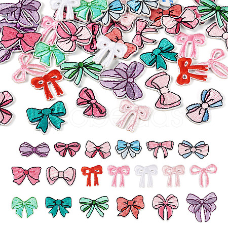 2 Bags 38Pcs Computerized Embroidery Cloth Self Adhesive Patches PATC-TA0001-37-1
