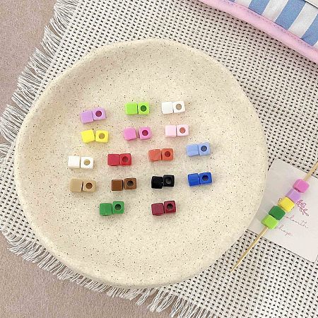 Opaque Acrylic Beads OACR-N163-71-1