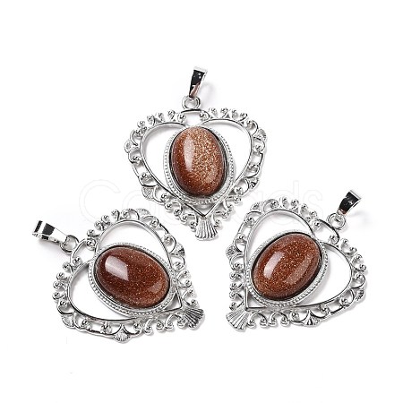 Synthetic Goldstone Pendants G-I322-04P-08-1