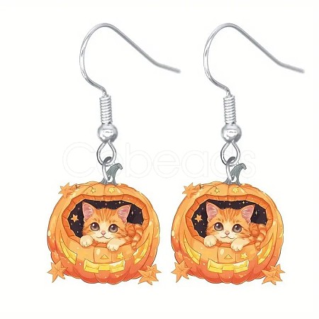Acrylic Dangle Earrings FS-WG2DB4D-06-1