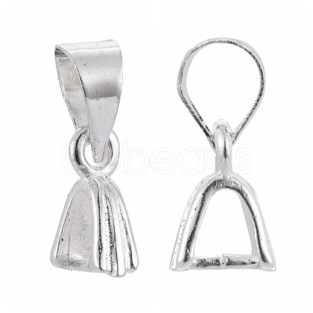Brass Ice Pick Pinch Bails KK-KK06-S-1