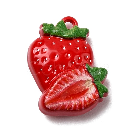 Baking Paint Zinc Alloy Pendants FIND-I070-02F-1