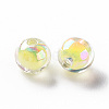 Transparent Acrylic Beads X-TACR-S152-15B-SS2105-2