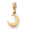 Ion Plating(IP) 304 Stainless Steel Charms STAS-F259-014G-1