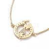 Adjustable Brass Micro Pave Cubic Zirconia Slider Bracelets X-BJEW-JB04982-06-3