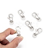 Tarnish Resistant Polished 316 Surgical Stainless Steel Large Lobster Claw Swivel Clasps STAS-R072-27-6