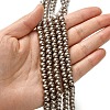 Eco-Friendly Dyed Glass Pearl Bead Strands HY-A008-6mm-RB111-4