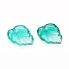 Two-Tone Transparent Glass Charms X-GLAA-H016-15-3