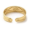 304 Stainless Steel Cuff Bangles BJEW-K267-05G-2