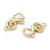 Brass S-Shaped Swirl Lobster Clasp for Jewelry Making KK-CBA5585-05G-2