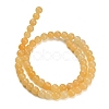 Natural Yellow Calcite Beads Strands GG-CBAA3AB-02-6mm-5