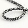 Grade A Non-magnetic Synthetic Hematite Beads Strands G-R211-23-2