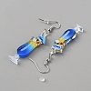 Acrylic Wine Glass Dangle Earrings with 304 Stainless Steel Pins EJEW-WH0012-096E-2