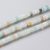 Natural Flower Amazonite Beads Strands G-F631-A34-1