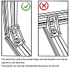 25Set Aluminum Corner Bracket & 2pcs Iron Hexagon Wrench TOOL-NB0001-98-3