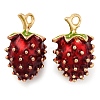 Alloy Enamel Pendants X-PALLOY-S032-01A-011-1