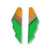 Transparent Resin & Walnut Wood Big Pendants RESI-M027-09A-1