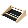 2-Tier PU Leather Pendant & Necklace Display Stands NDIS-F004-01A-4