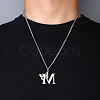 201 Stainless Steel Necklaces NJEW-Q336-01U-P-3